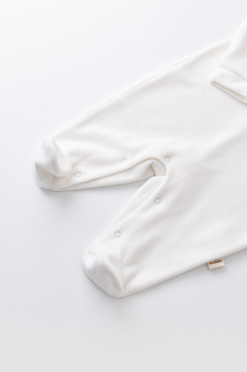 Salopeta Curcubeu cu maneca lunga si botosei din 80%bumbac organic si 20% poliester - , BabyCosy